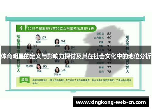 体育明星的定义与影响力探讨及其在社会文化中的地位分析